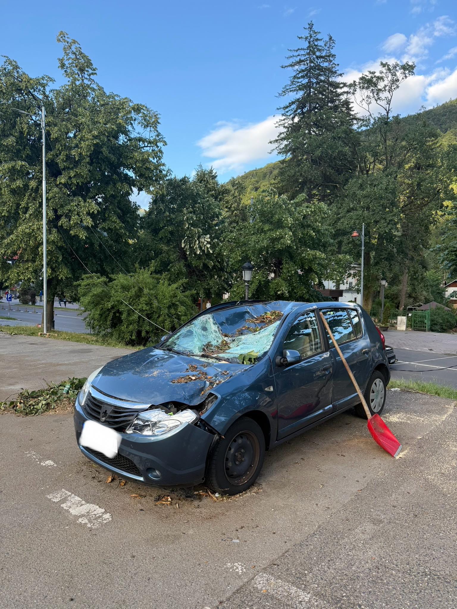 După Furtuna din Sinaia: "Pe muzica drujbelor", un oraș rănit își caută normalitatea 26 Foto: Maria Floricică Facebook